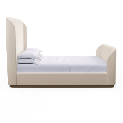 Barrow Upholstered Wingback Bed