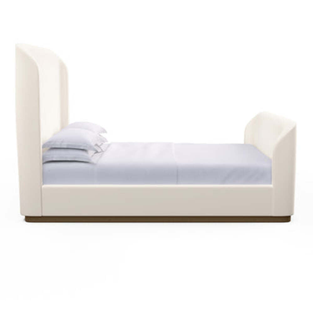 Barrow Upholstered Wingback Bed