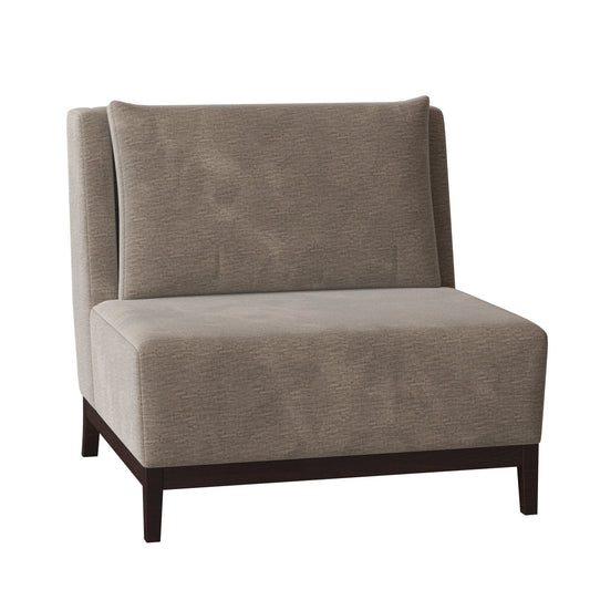 Duralee Barton 35 Wide Polyester Down Cushion Slipper Chair