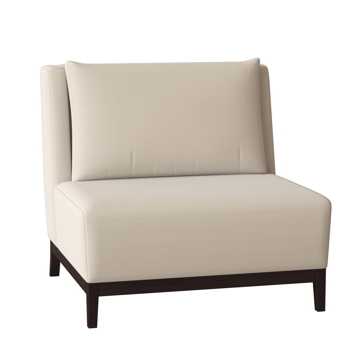 Duralee Barton 35 Wide Polyester Down Cushion Slipper Chair