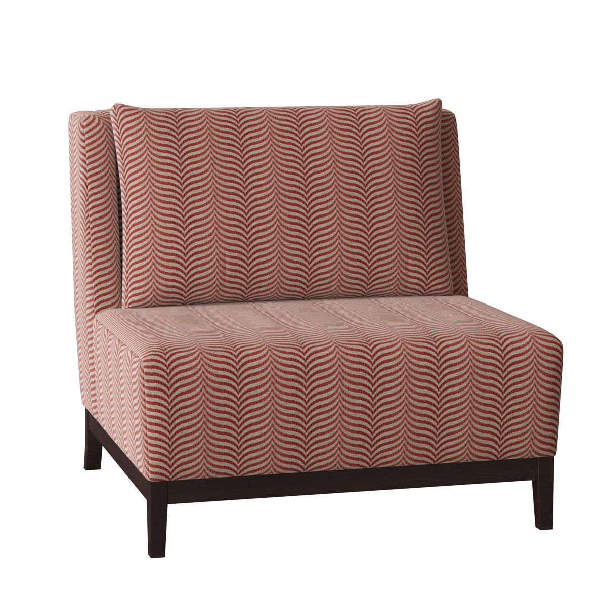 Duralee Barton 35 Wide Polyester Down Cushion Slipper Chair