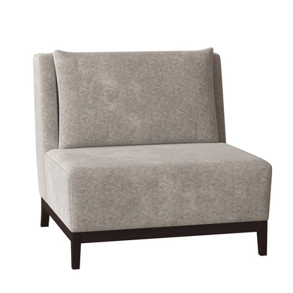 Duralee Barton 35 Wide Polyester Down Cushion Slipper Chair