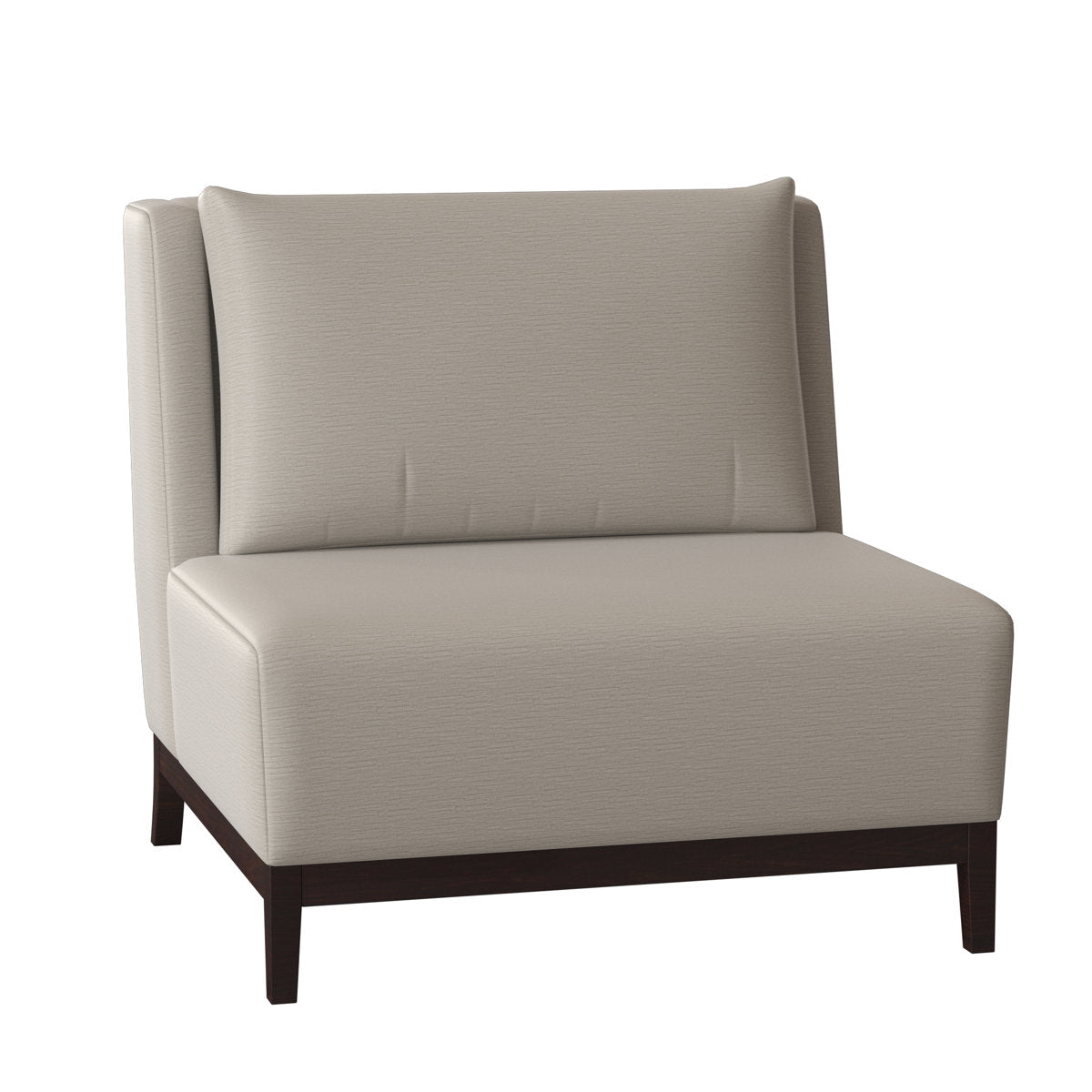 Duralee Barton 35 Wide Polyester Down Cushion Slipper Chair