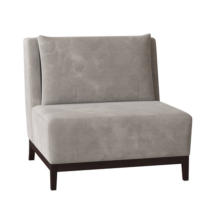 Duralee Barton 35 Wide Polyester Down Cushion Slipper Chair