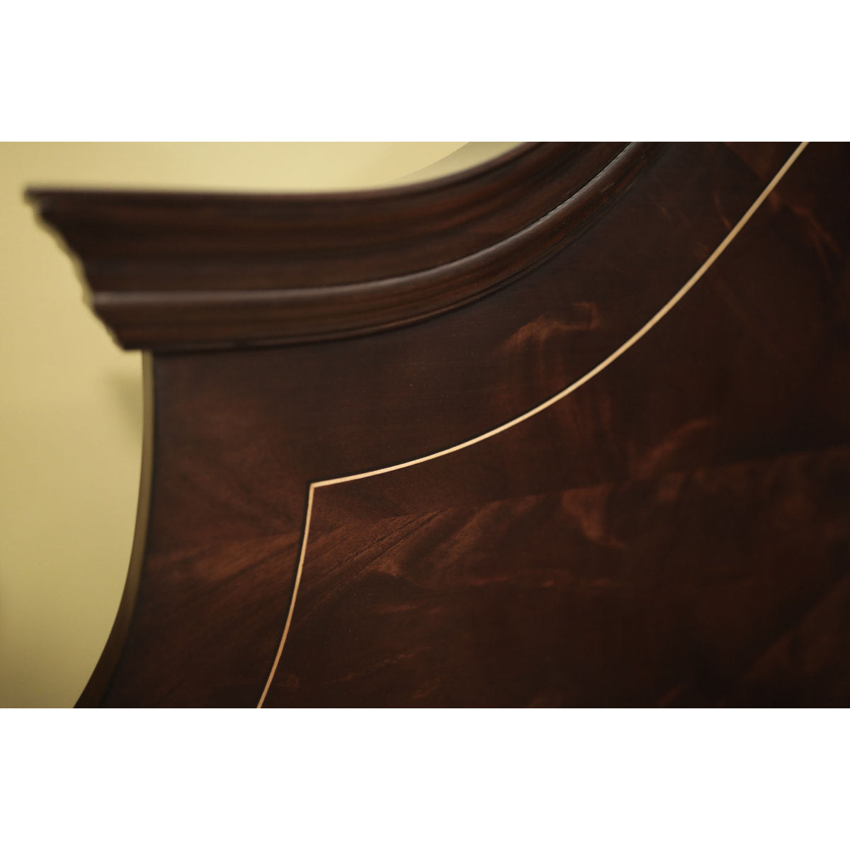 Ap Exclusives Queen Poster Bed Frame Headboard Footboard Side Rails Dark Espresso Brown Finished Flame Mahogany Queen Bed