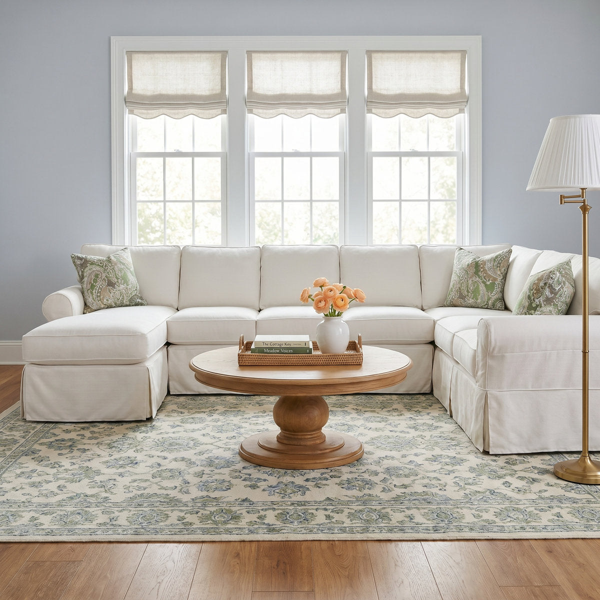 Bedford 4 - Piece Slipcover Chaise