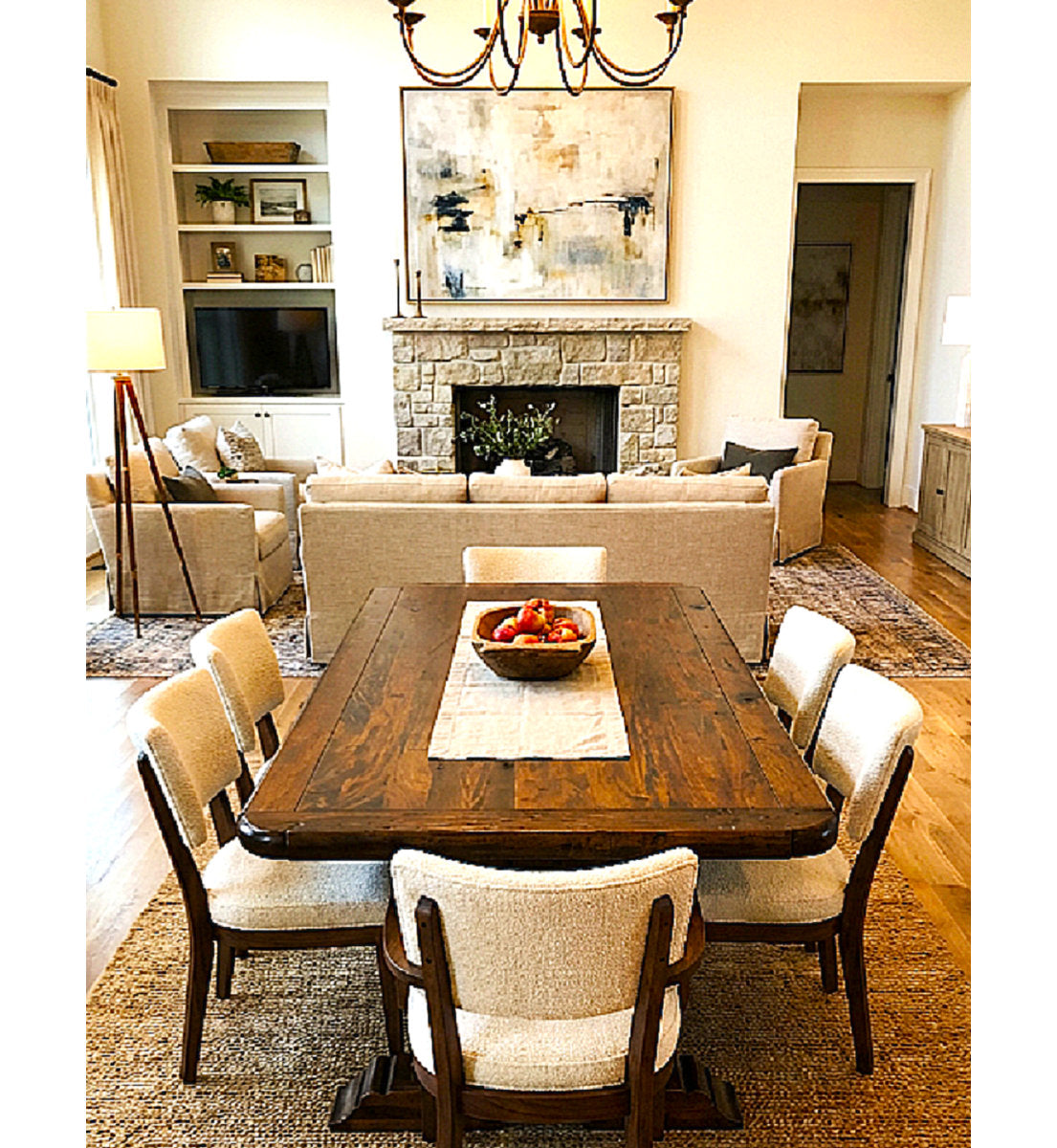 Bellegarde Solid Wood Dining Table