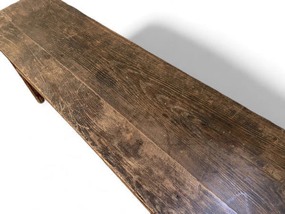 Dyag East Naturally Aged 84 Inch Long Antique Chinese Bench