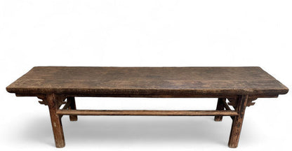 Dyag East Naturally Aged 84 Inch Long Antique Chinese Bench