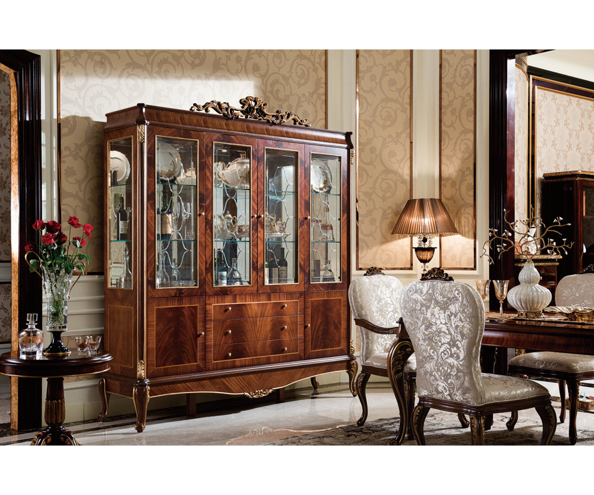 Bergamo Lighted China Cabinet
