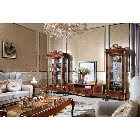 Bergamo Solid Wood Accent Cabinet