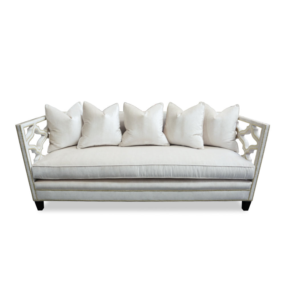 Haute House Home Berkeley 89 Velvet Tuxedo Arm Sofa