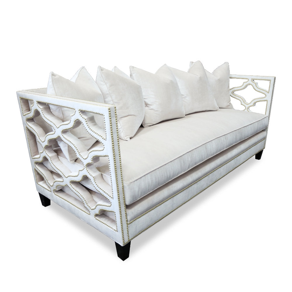 Haute House Home Berkeley 89 Velvet Tuxedo Arm Sofa