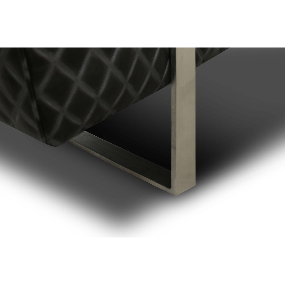 Eleanor Rigby Bing Bench Ottoman Diamond Stitch