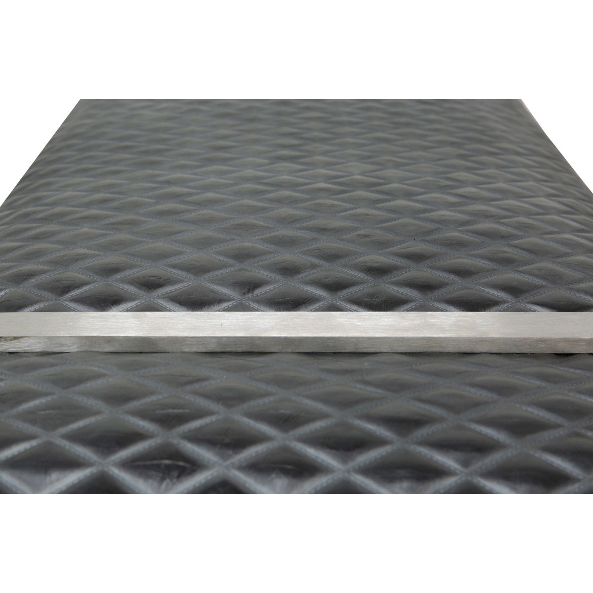 Eleanor Rigby Bing Bench Ottoman Diamond Stitch