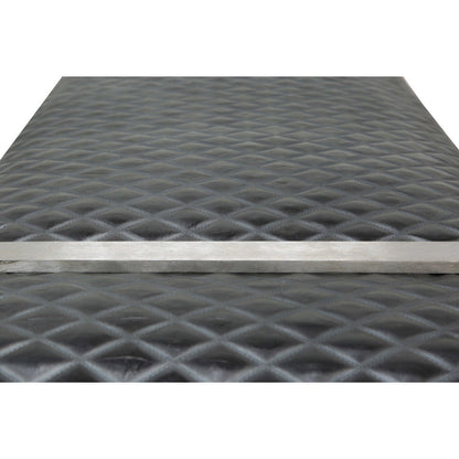 Eleanor Rigby Bing Bench Ottoman Diamond Stitch