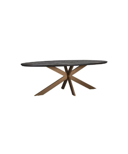 Blackbone Round Solid Oak Dining Table