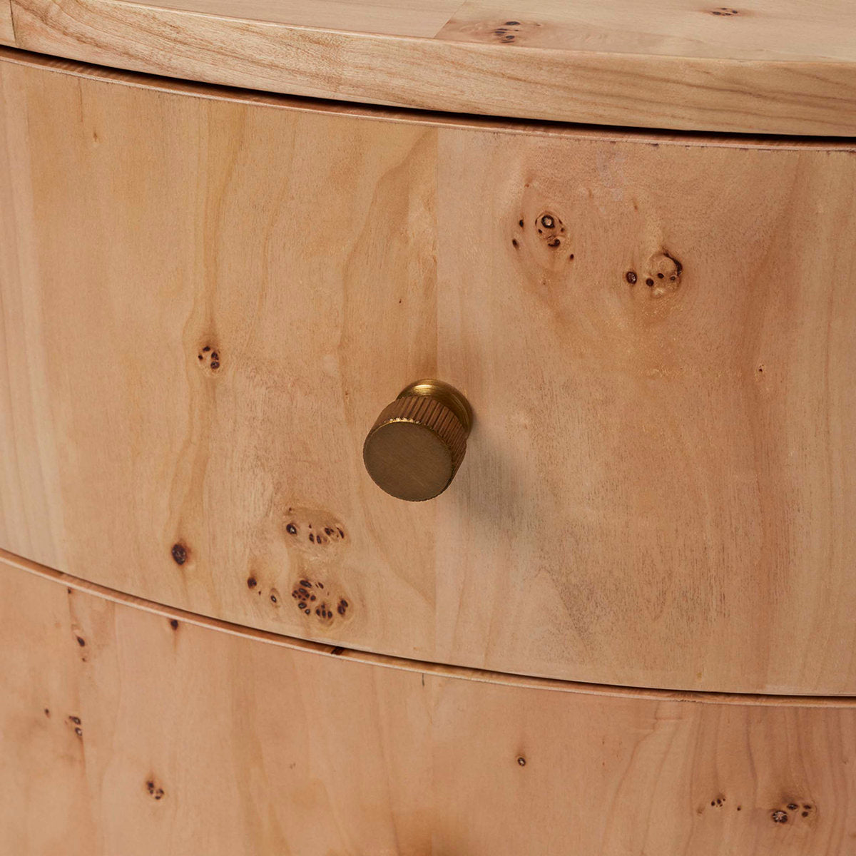 Blaine 3 - Drawer Solid Wood Nightstand