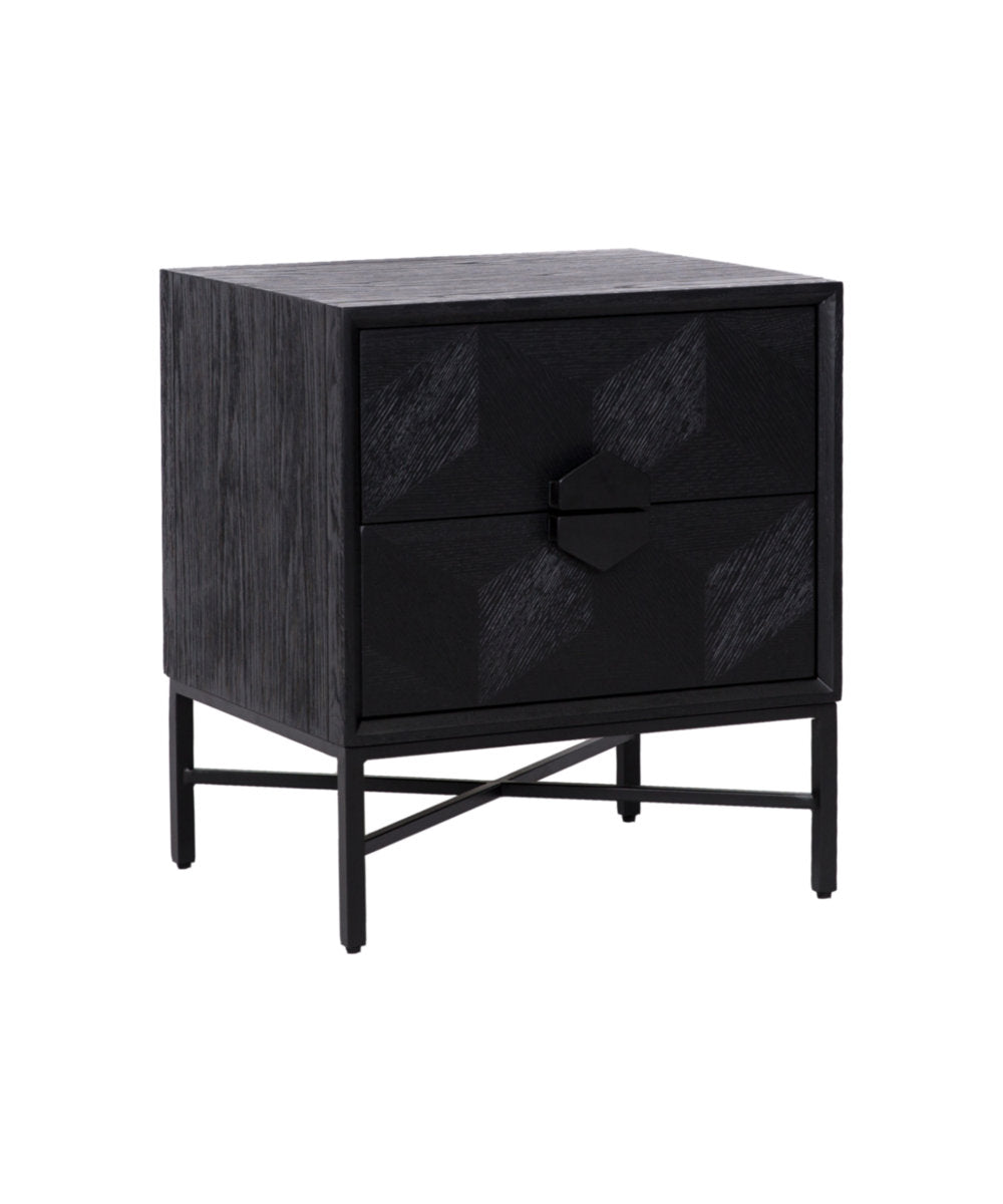 Oroa Blax Iron 2 Drawer Accent Chest