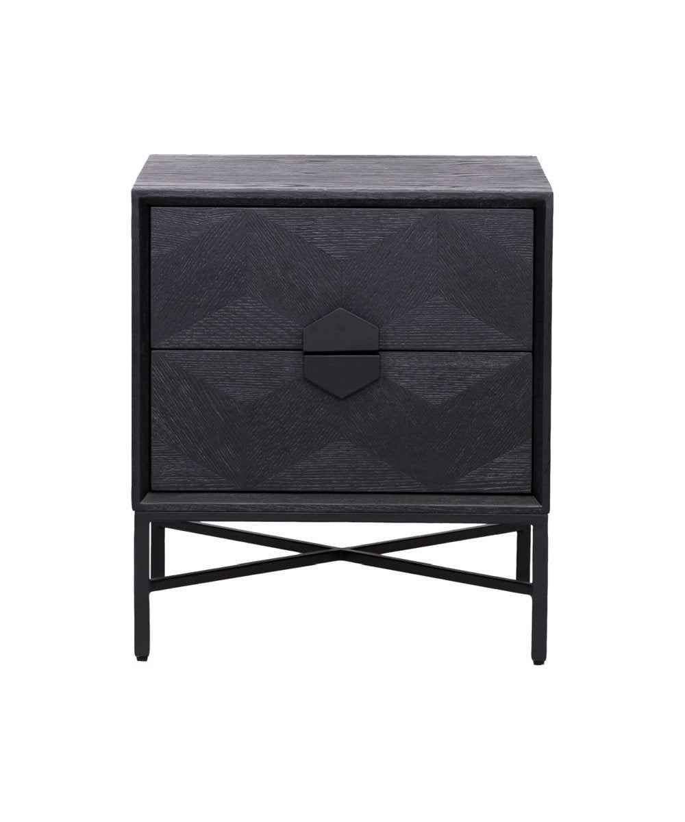 Oroa Blax Iron 2 Drawer Accent Chest