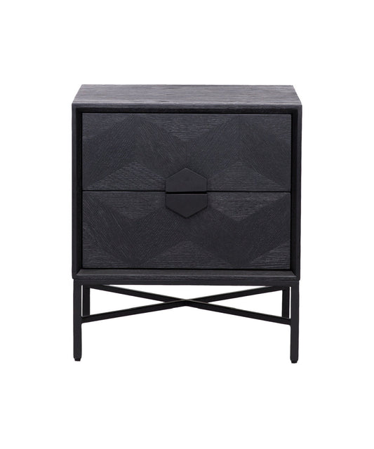 Oroa Blax Iron 2 Drawer Accent Chest