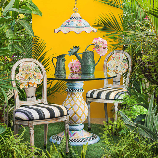 Mackenzie Childs Blooming Dining Chair