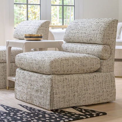 Ashley Childers Bolster Slipper Chair Truce Kona
