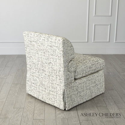 Ashley Childers Bolster Slipper Chair Truce Kona