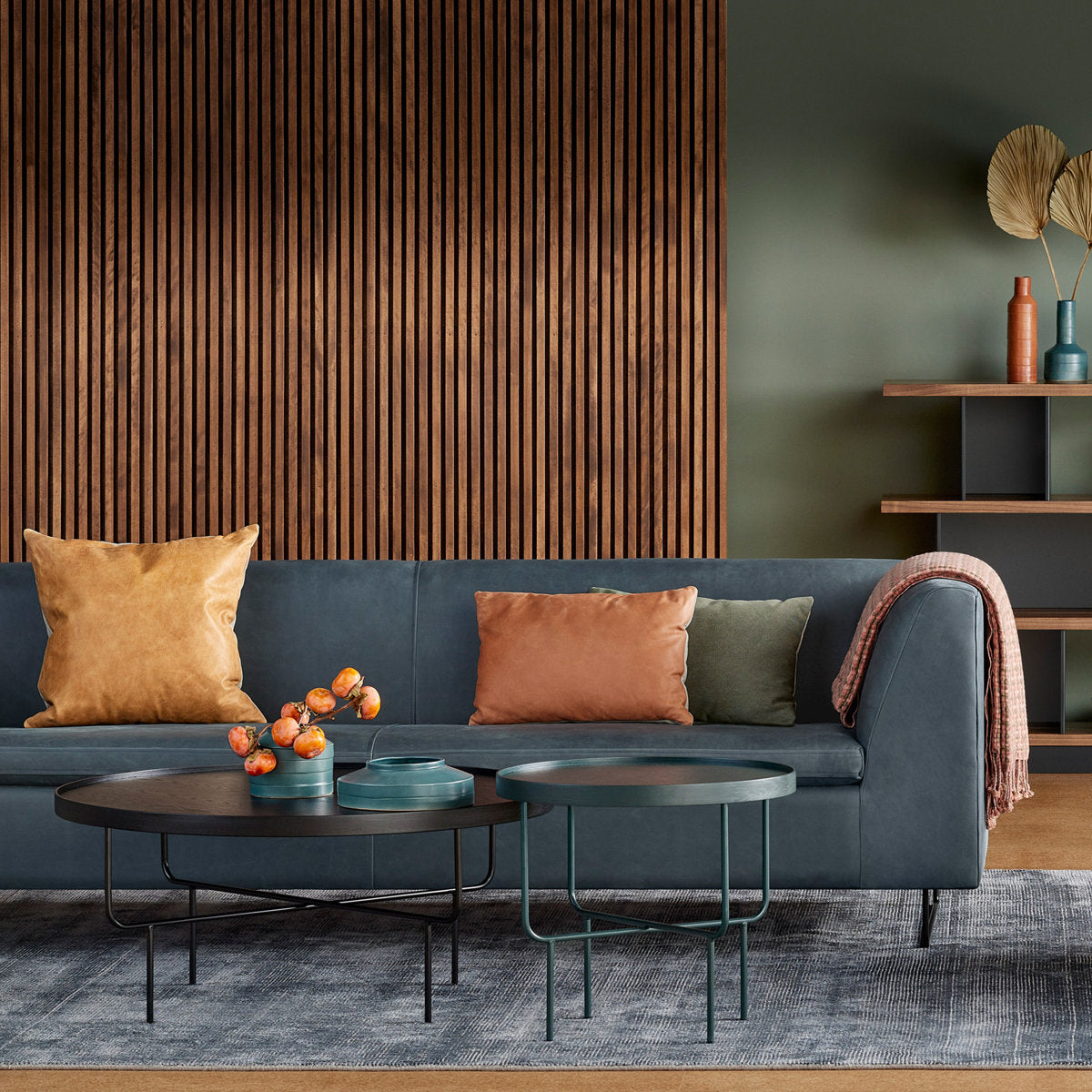 Blu Dot Bonnie Leather Sofa