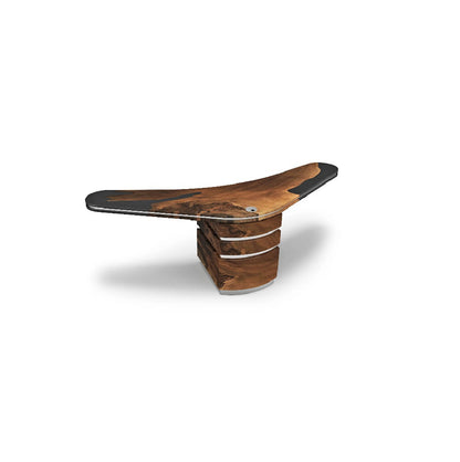Arditi Collection Boomerang Solid Wood Corner Desk