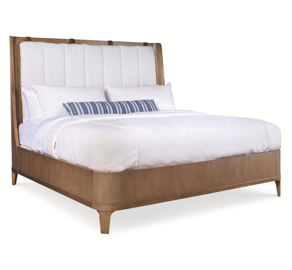 Bowery Place Upholstered Wingback Bed