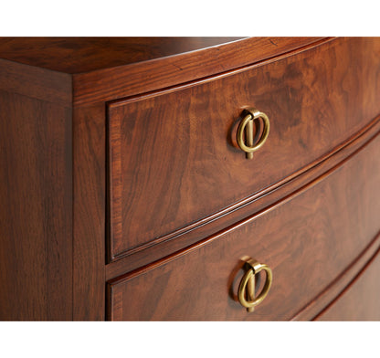 Bowfront 3 - Drawer Nightstand