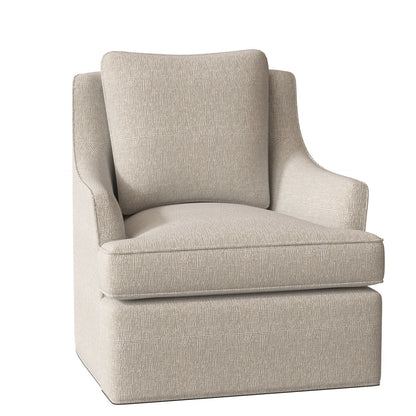 Bradley Swivel Armchair Chair with Ottoman