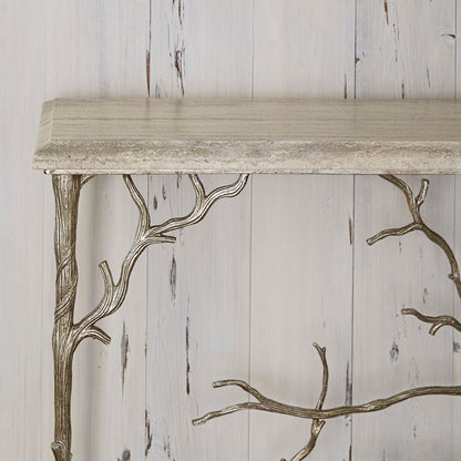 Branch 60'' W Stone Console Table