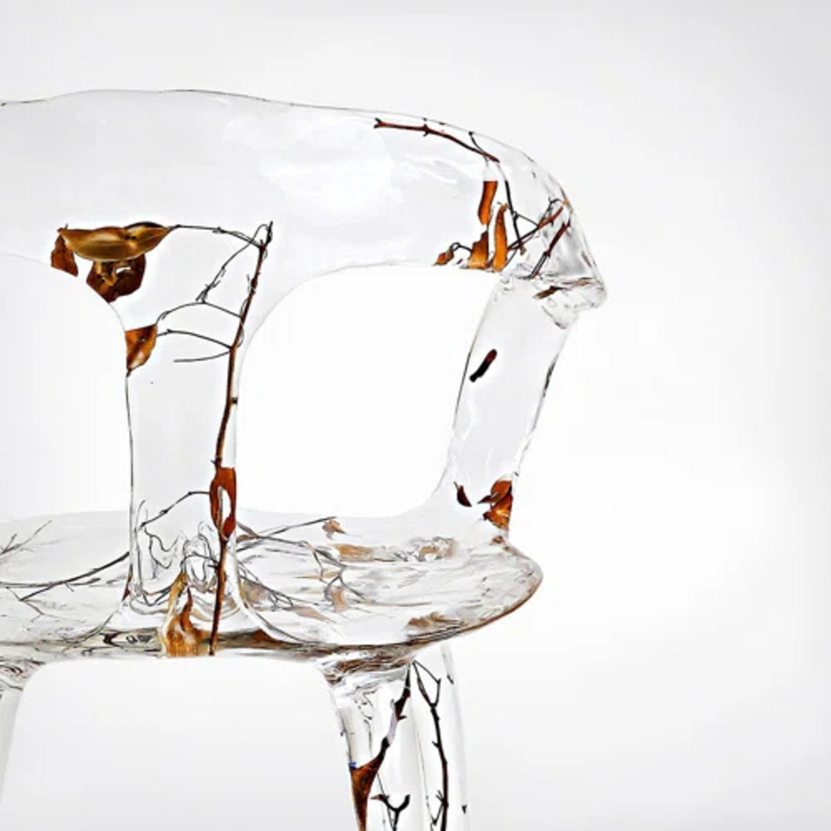 Branched Crystal Arm Chair