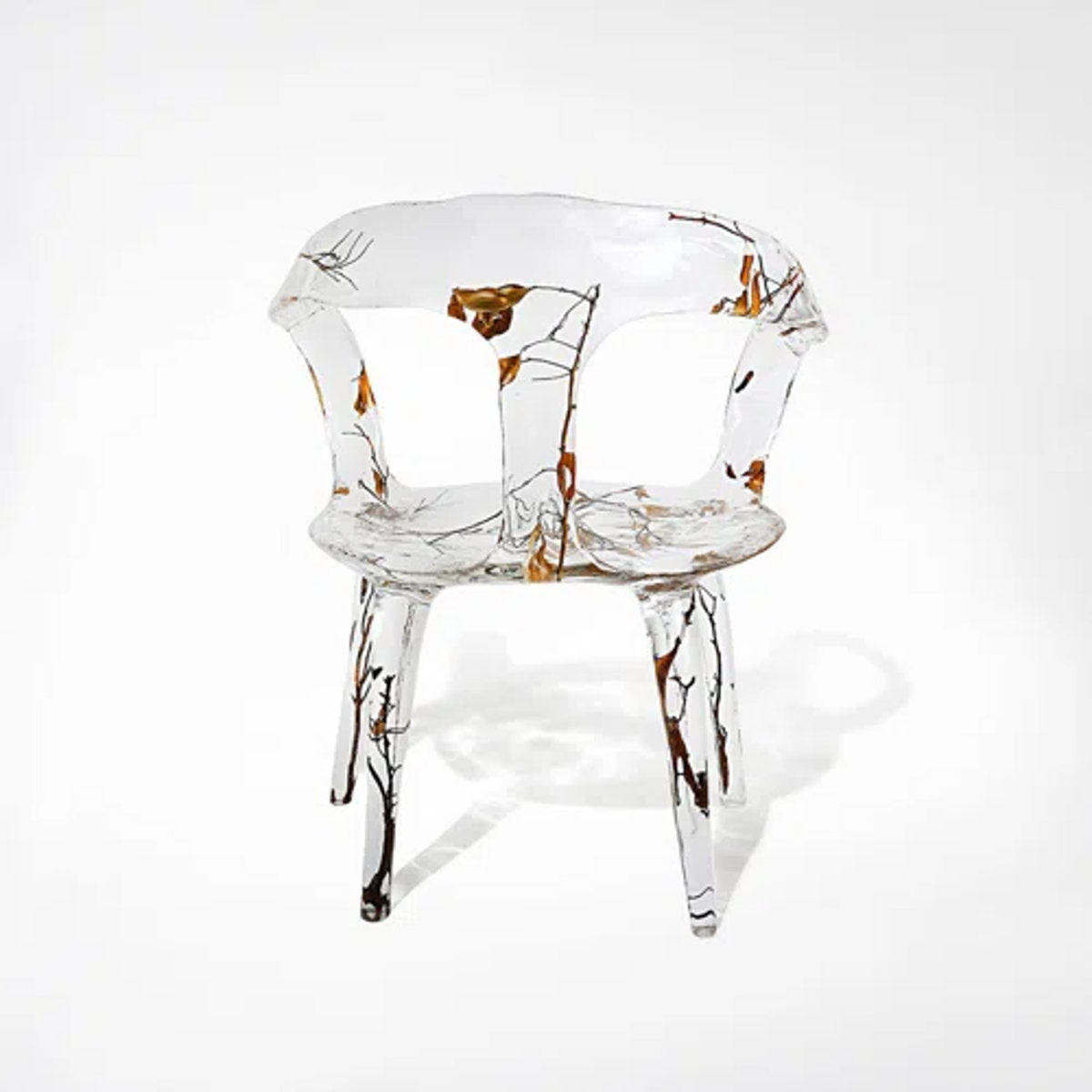 Branched Crystal Arm Chair