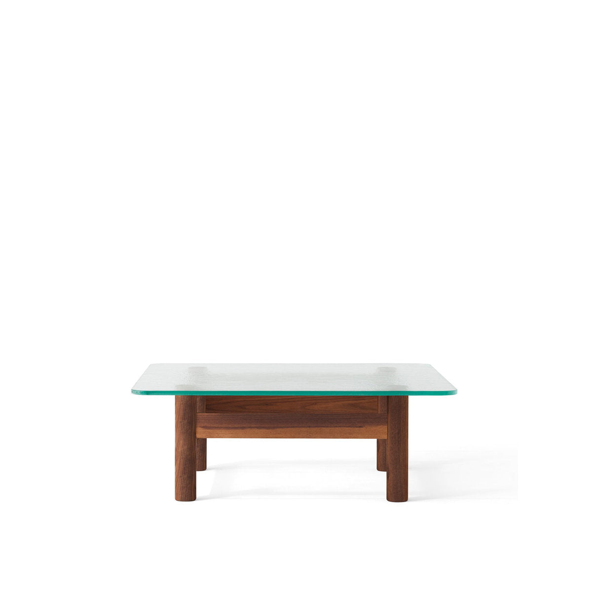 Audo Copenhagen Brasilia Lounge Table Natural Oakclear Glass
