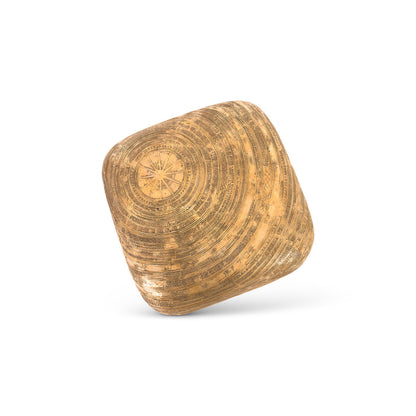 Brass Drum End Table