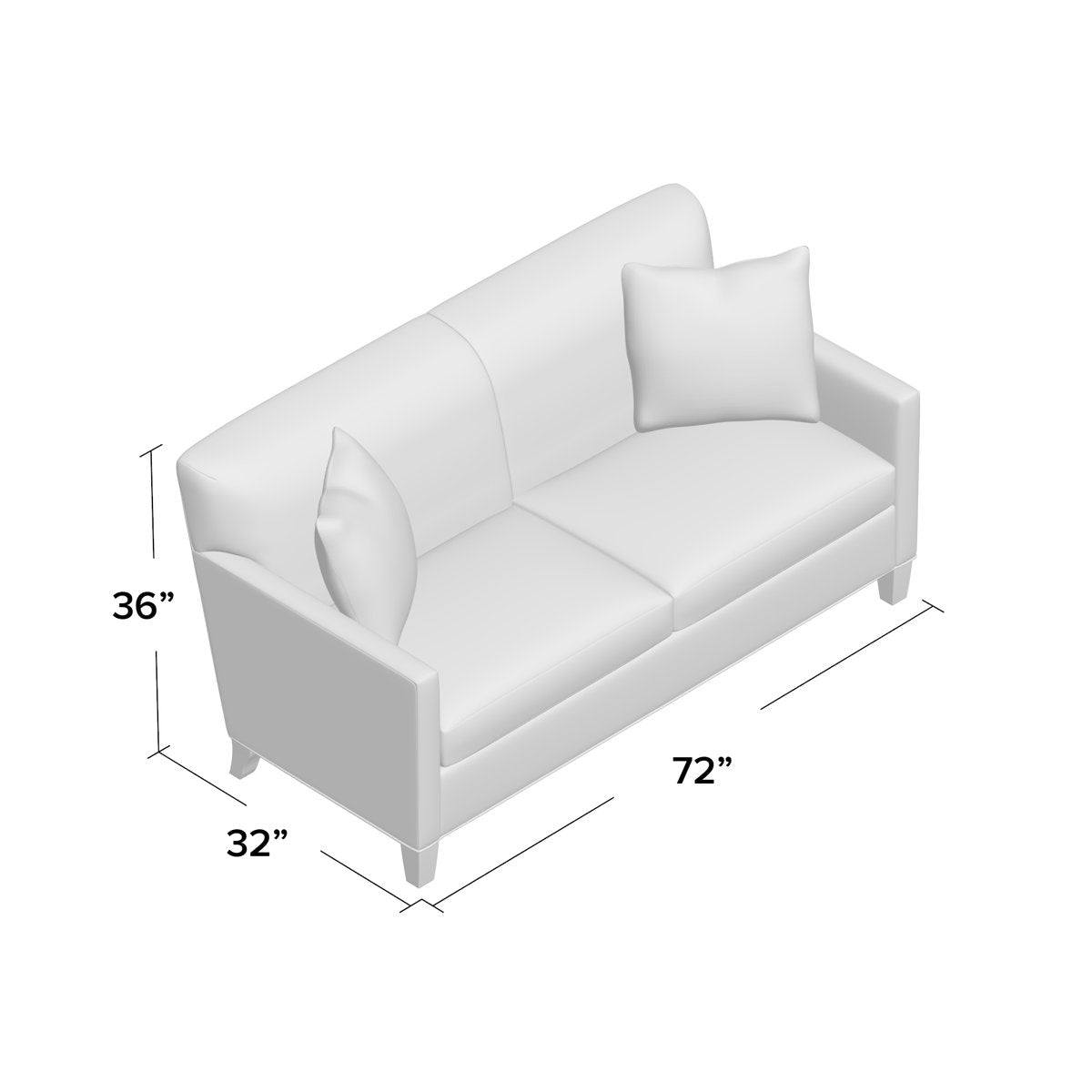 Duralee Brighton Square Arm Sofa