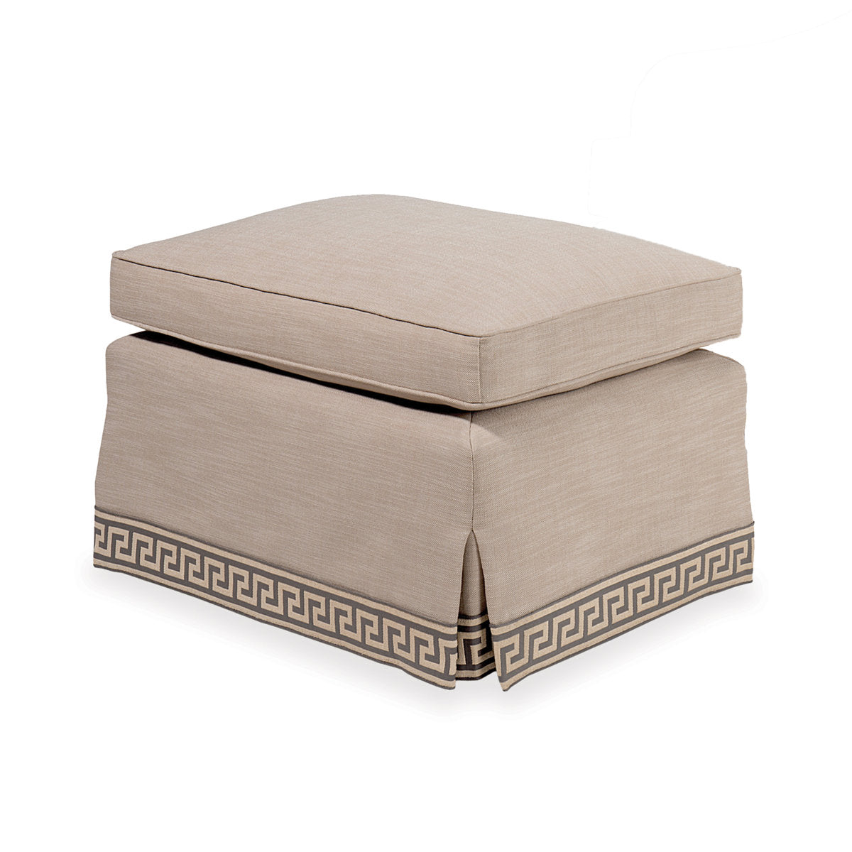 Ambella Bristol Ottoman Skirted