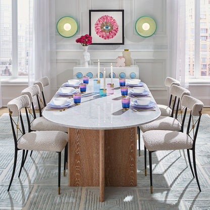 Brussels T-Base Dining Table