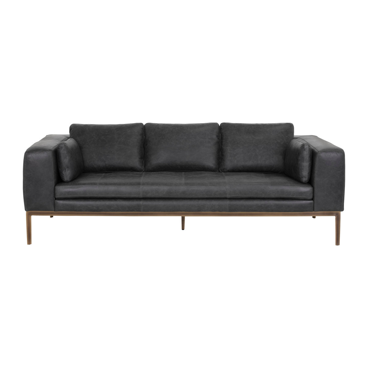 Sunpan Burr Sofa Bali Bone Leather
