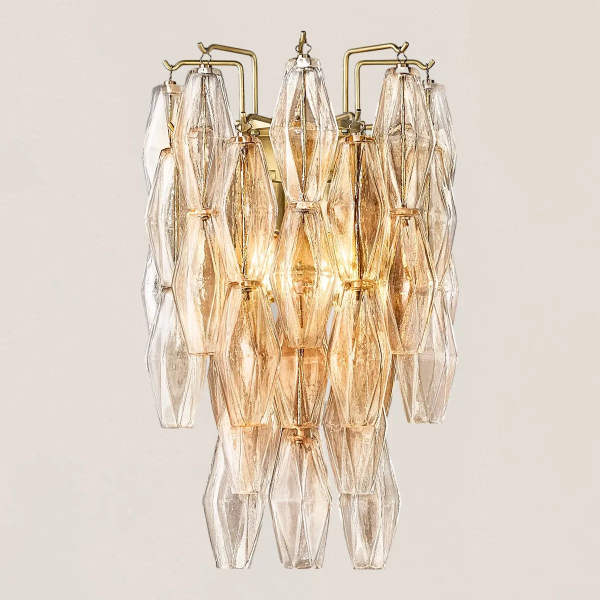 Chiara Glass Short Wall Sconce