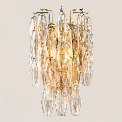 Chiara Glass Short Wall Sconce