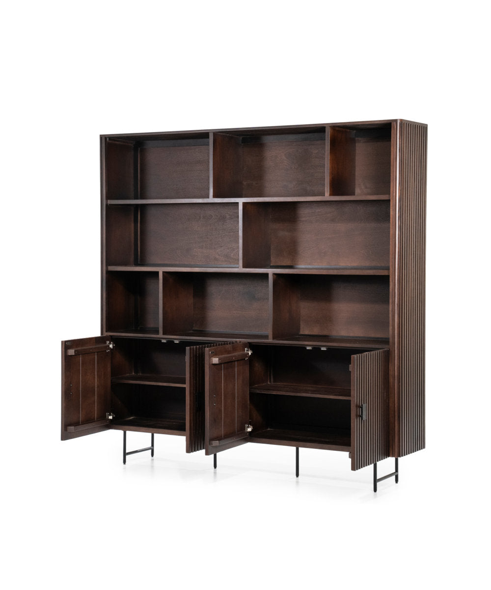 Cabinet Solid Wood Bookcase