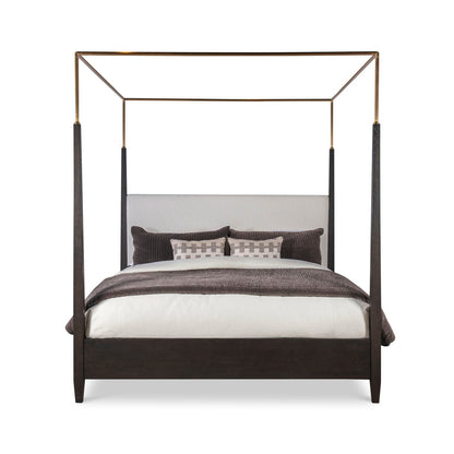 Cadence Linen Canopy Bed