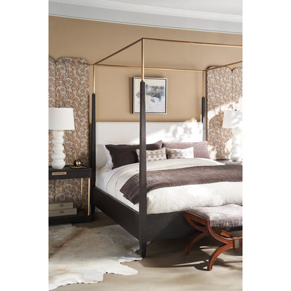 Cadence Linen Canopy Bed