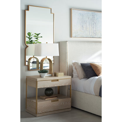 Cadence Upholstered King Wingback Bed
