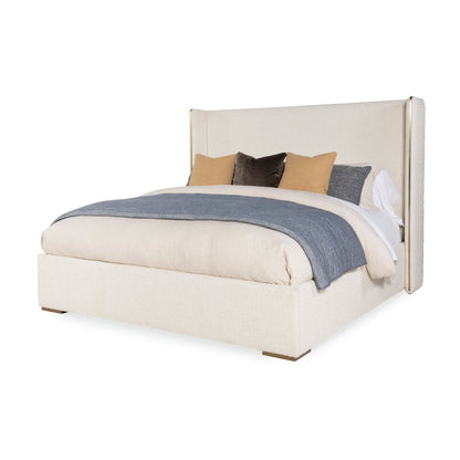 Cadence Upholstered King Wingback Bed