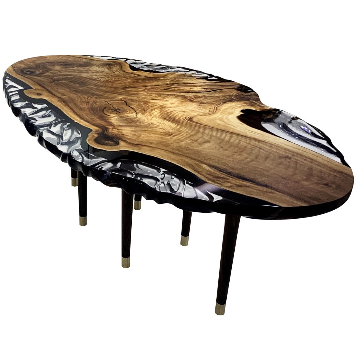 Calabria Walnut Wood Dining Table